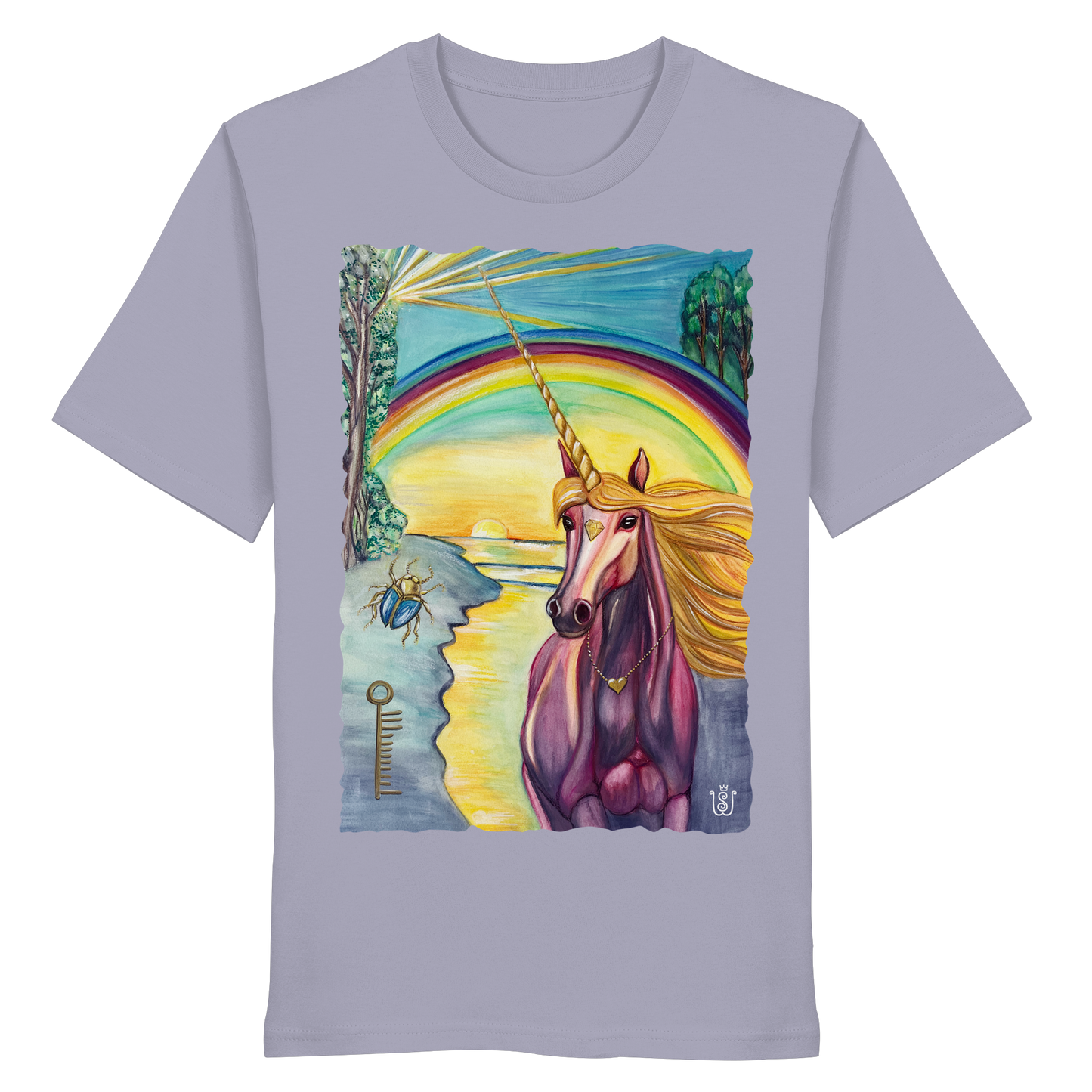 Das Einhorn der Bedingungslosen Liebe - Organic Shirt