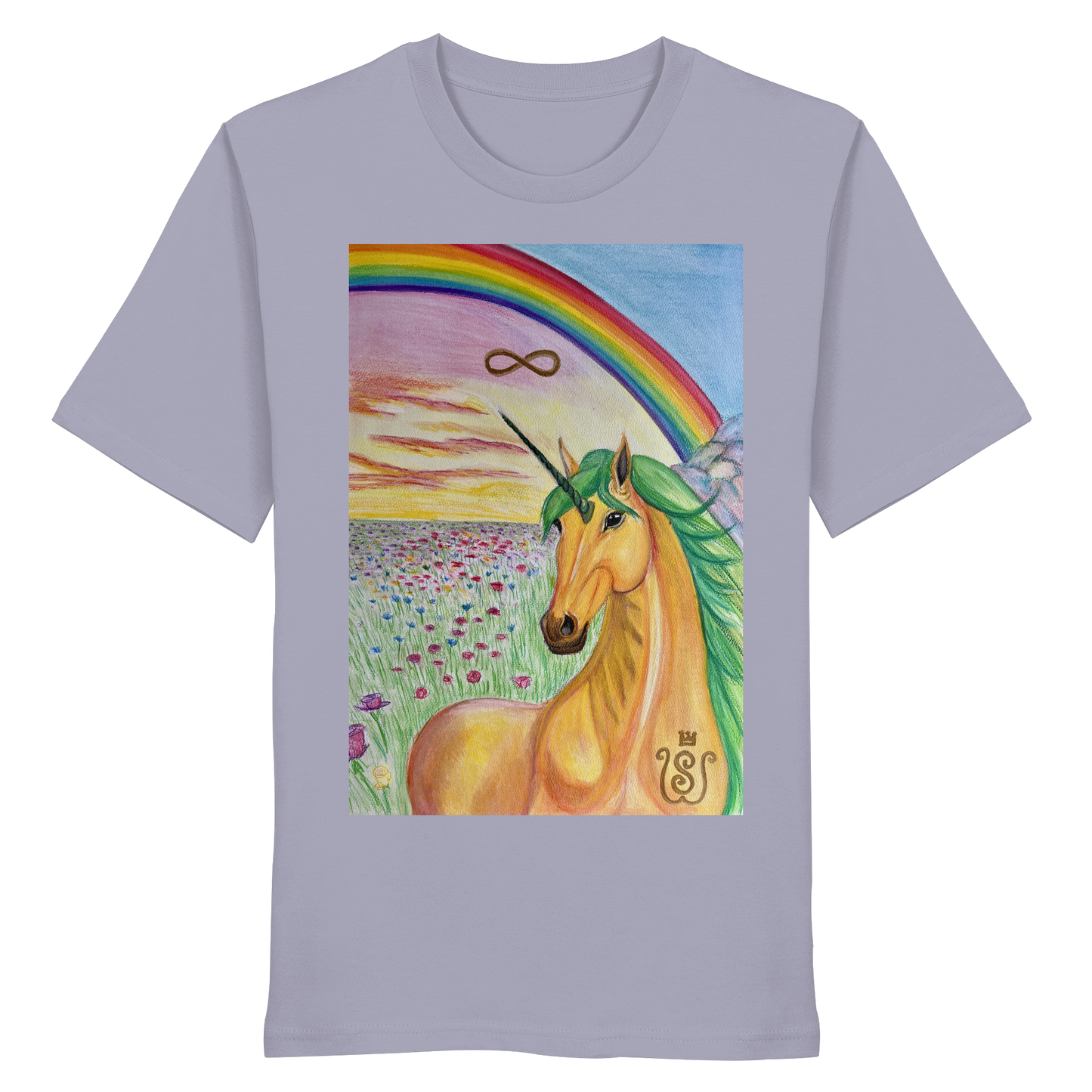 Das Brücken-Einhorn - Organic Shirt