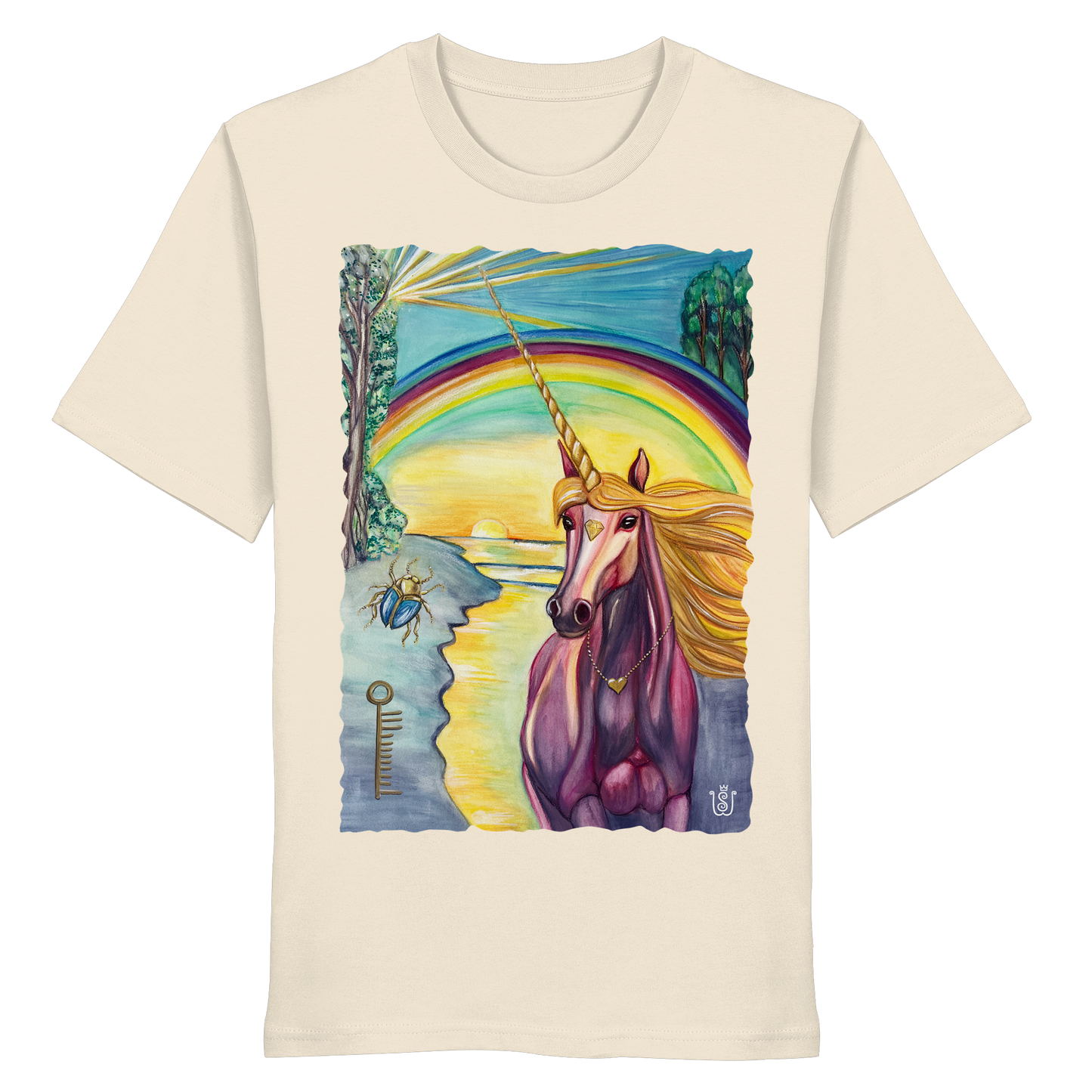 Das Einhorn der Bedingungslosen Liebe - Organic Shirt