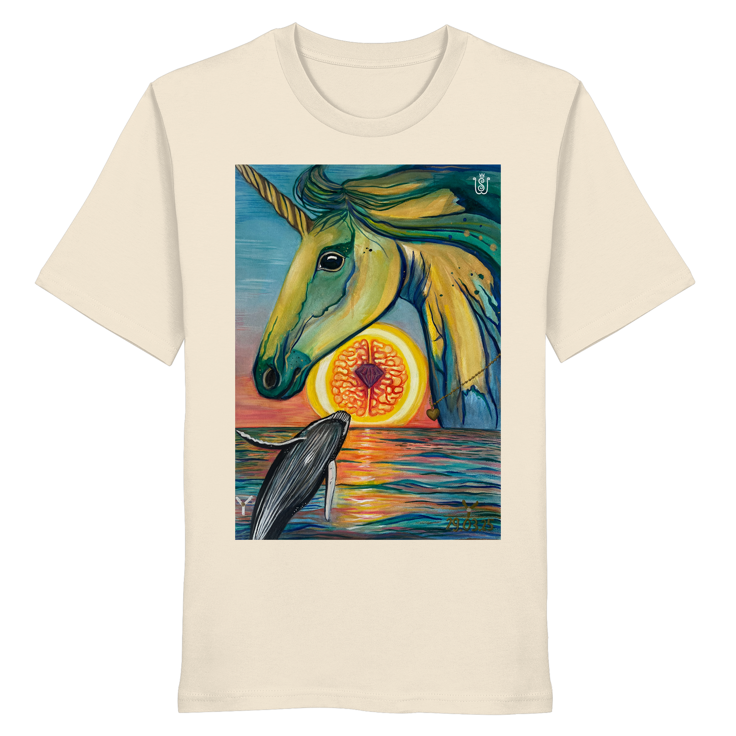 Blaupause-Einhorn - Organic Shirt
