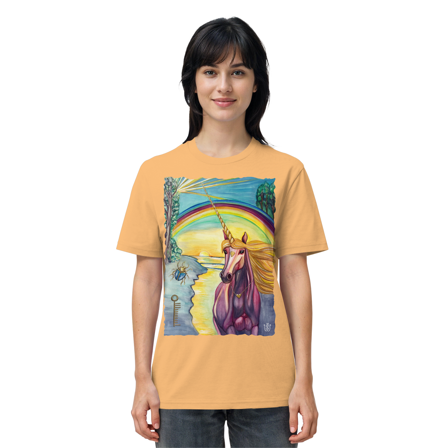 Das Einhorn der Bedingungslosen Liebe - Organic Shirt