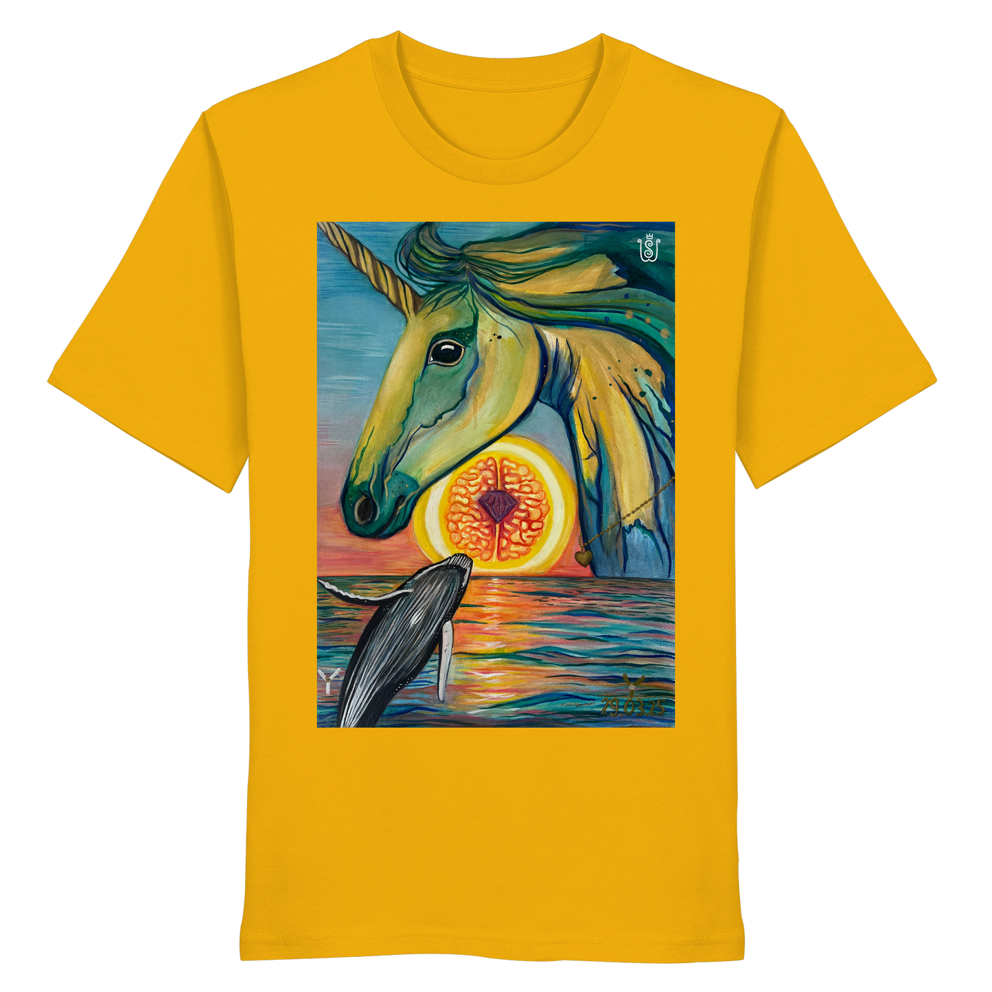 Blaupause-Einhorn - Organic Shirt