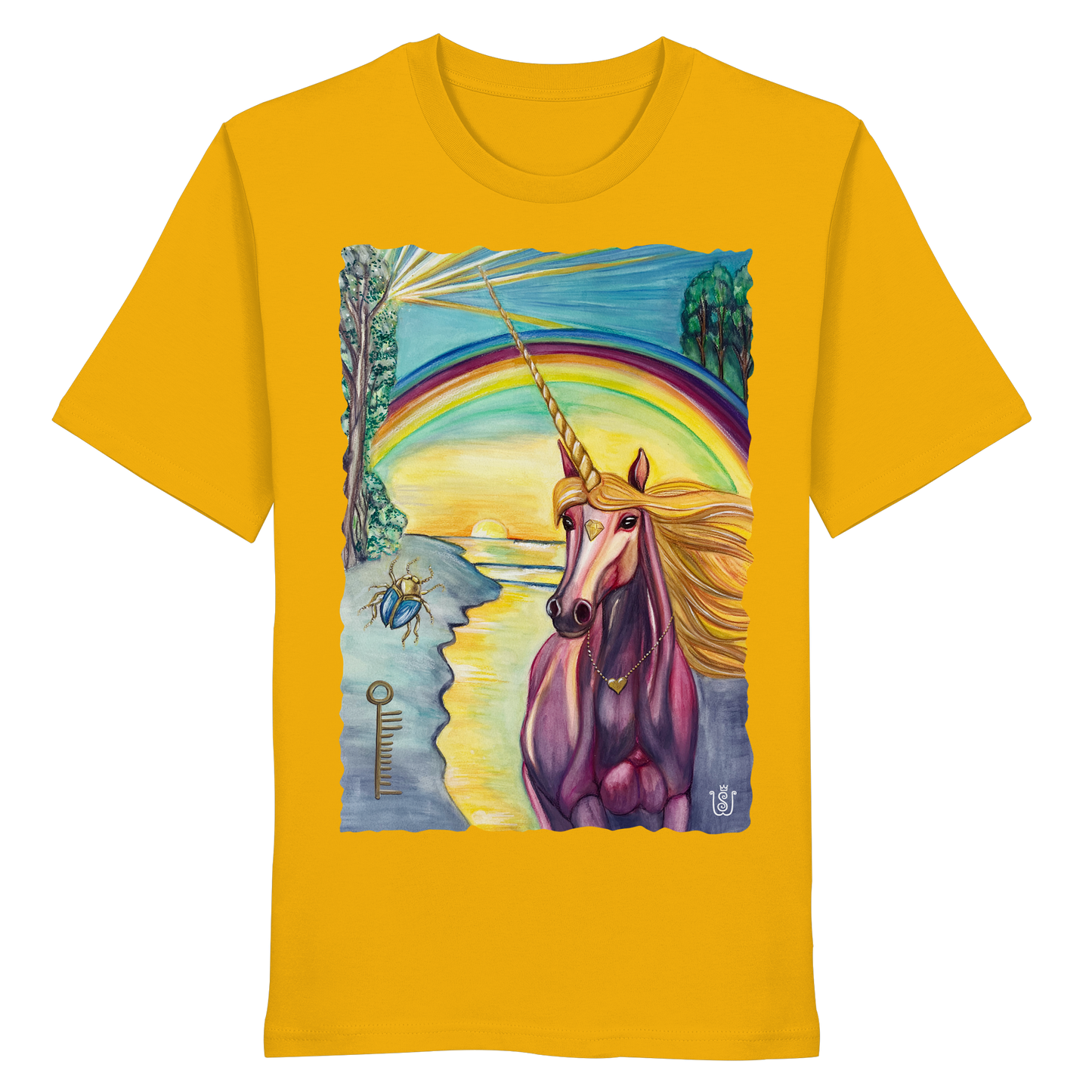 Das Einhorn der Bedingungslosen Liebe - Organic Shirt