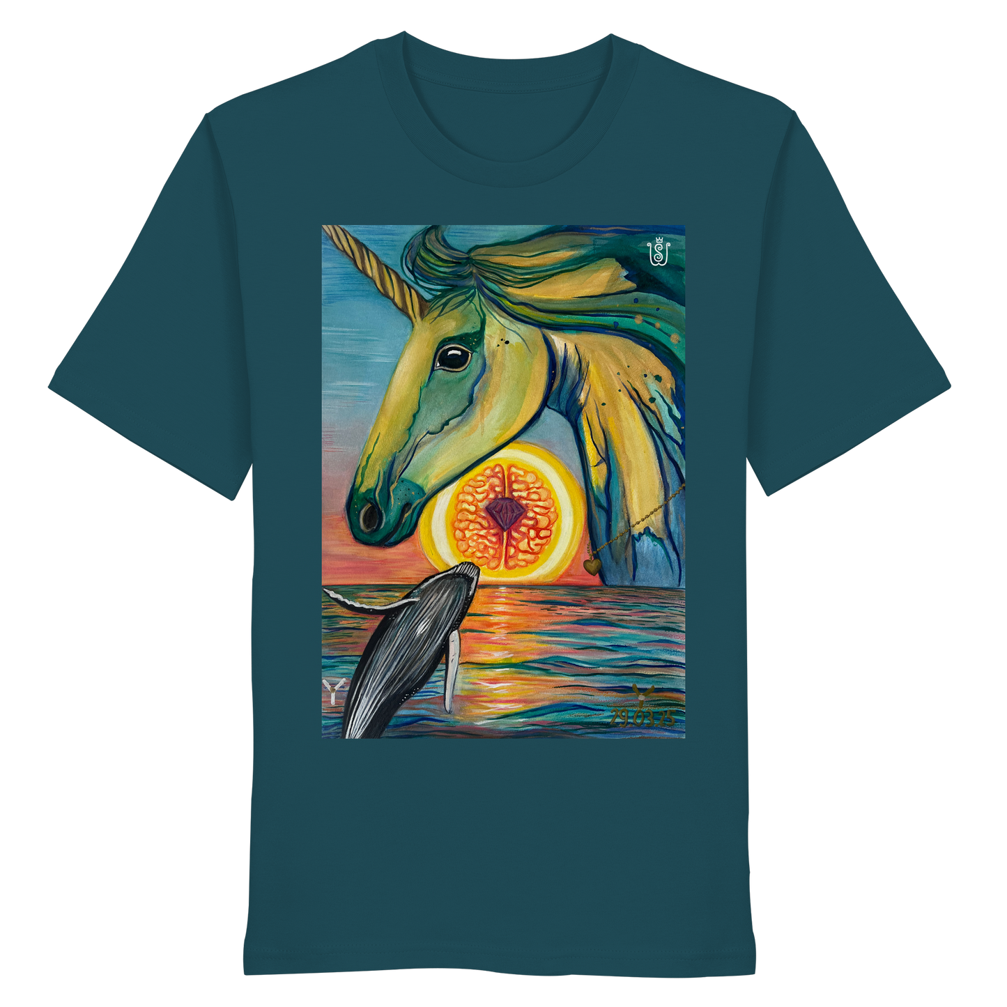 Blaupause-Einhorn - Organic Shirt