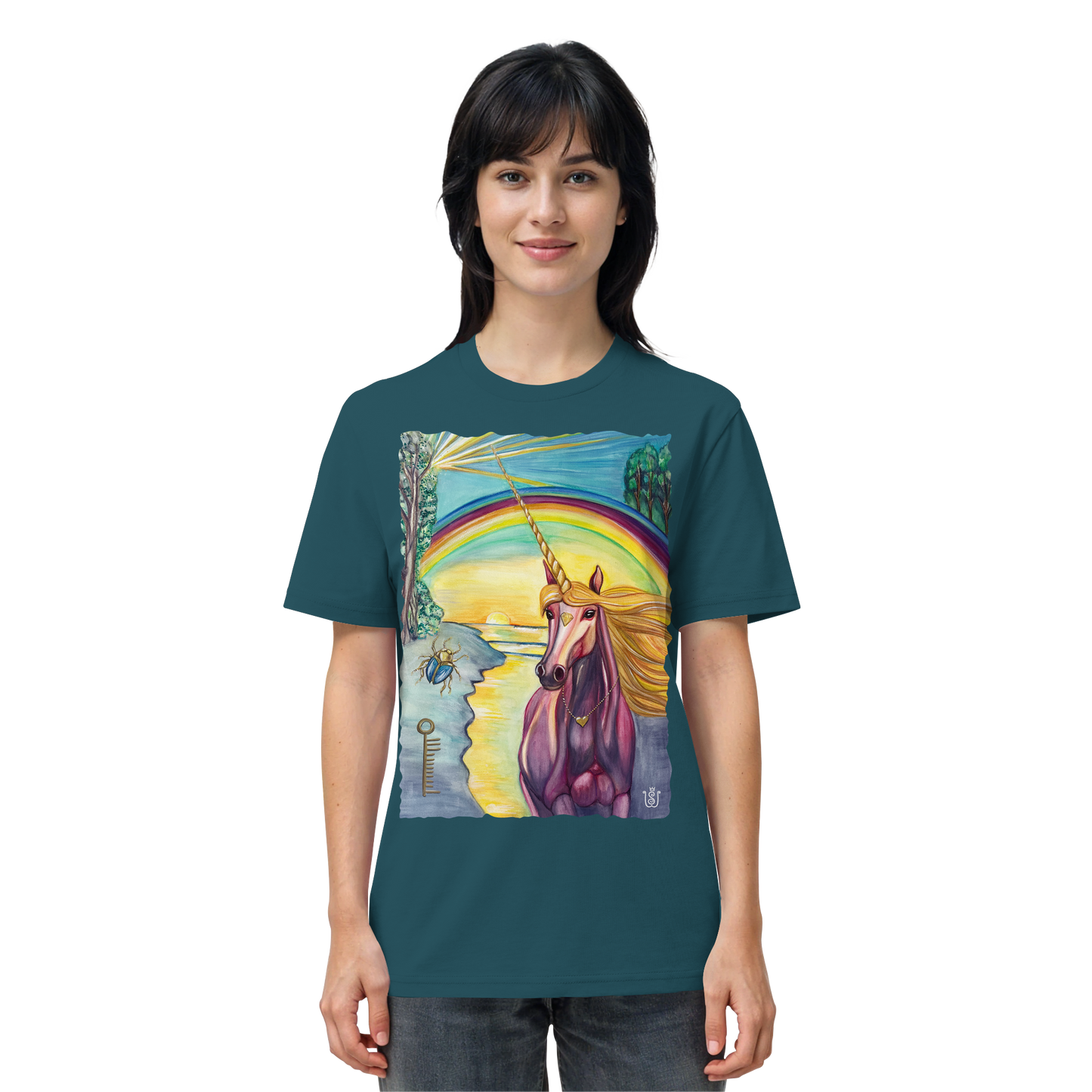 Das Einhorn der Bedingungslosen Liebe - Organic Shirt