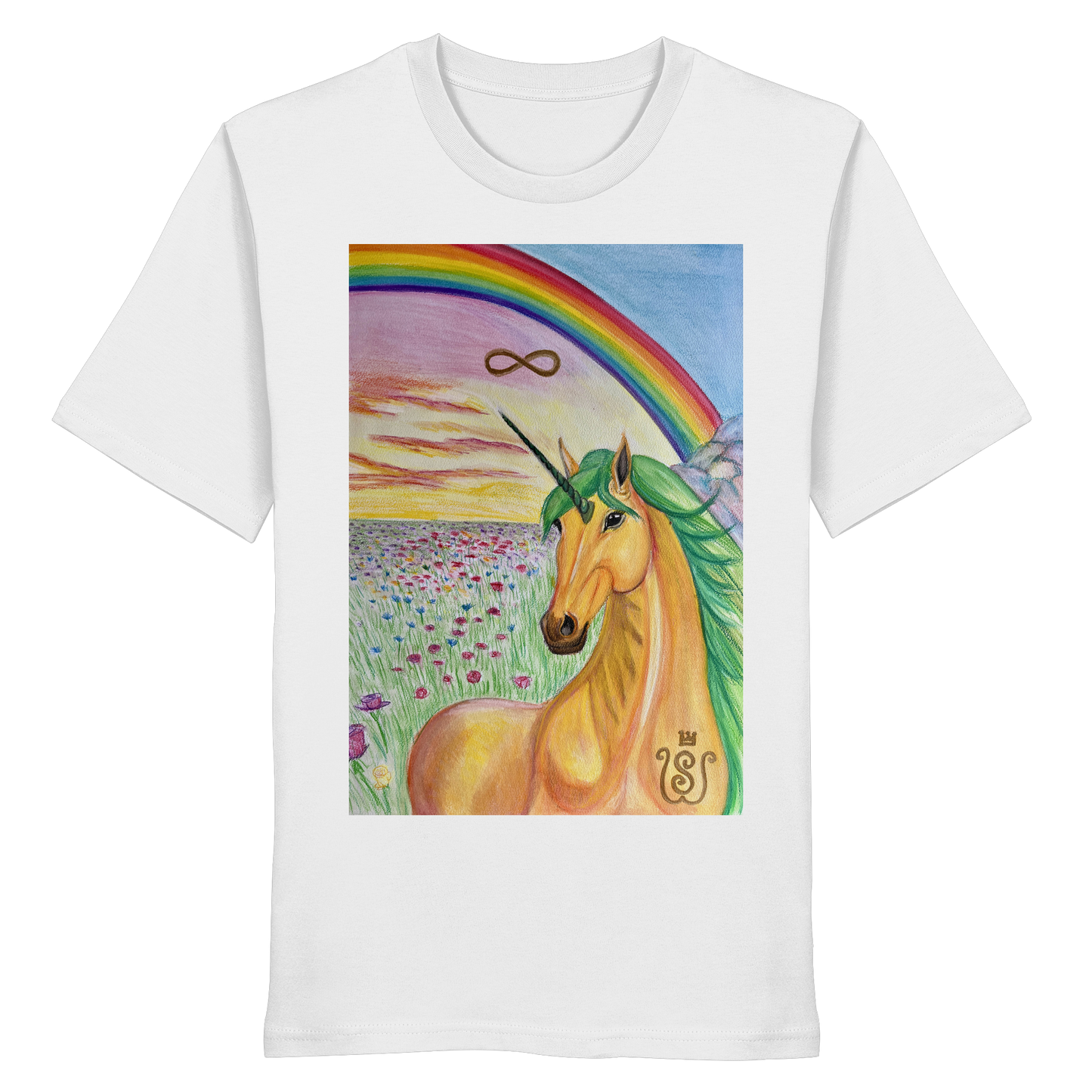 Das Brücken-Einhorn - Organic Shirt