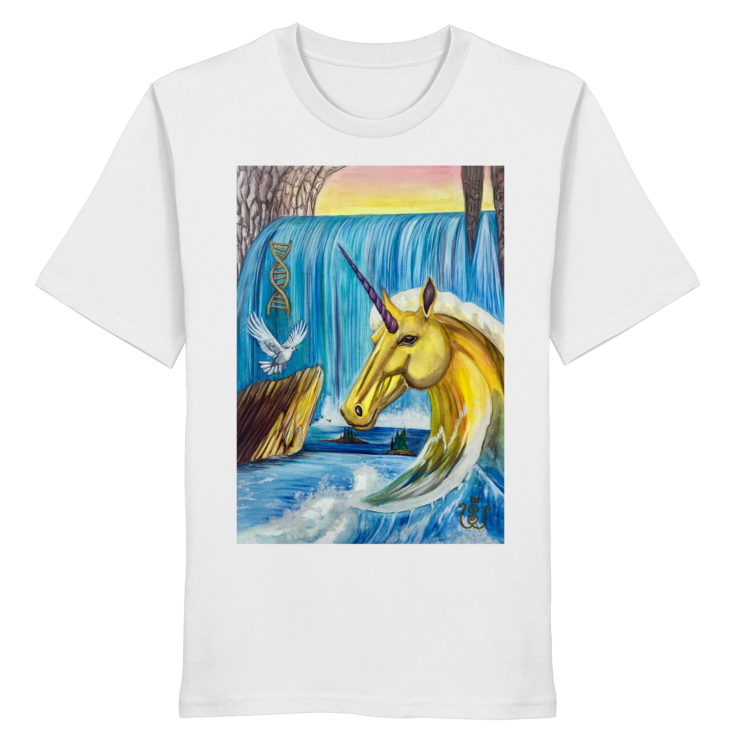 Das Quelle-Einhorn - Organic Shirt