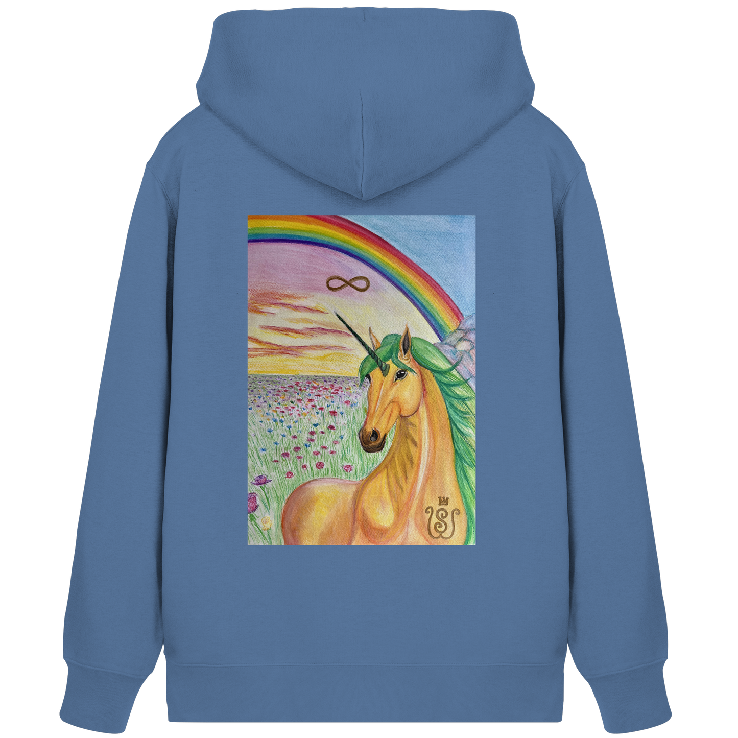 Das Brücken-Einhorn - Organic Zipper