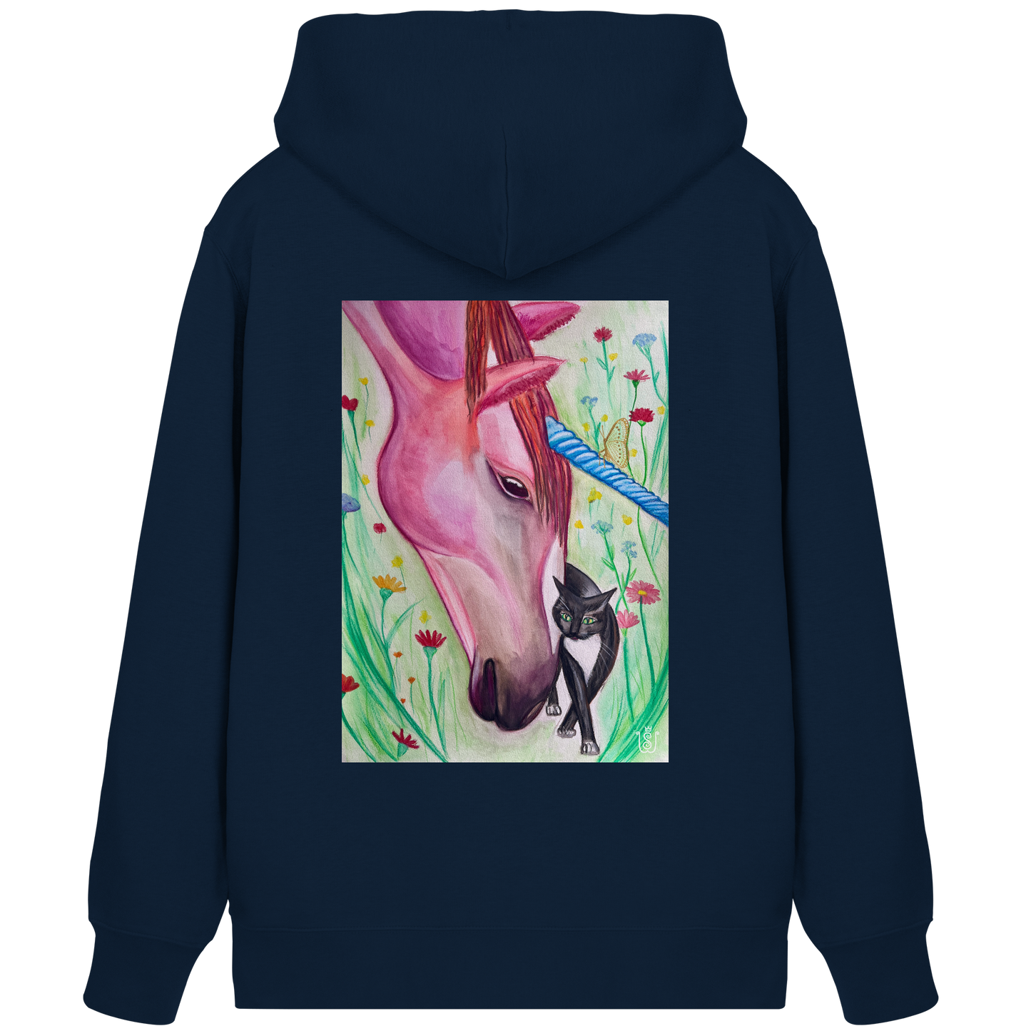 Das Einhorn des Mitgefühls - Organic Zipper