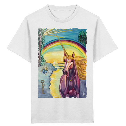 Das Einhorn der Bedingungslosen Liebe  - Kids Organic Shirt