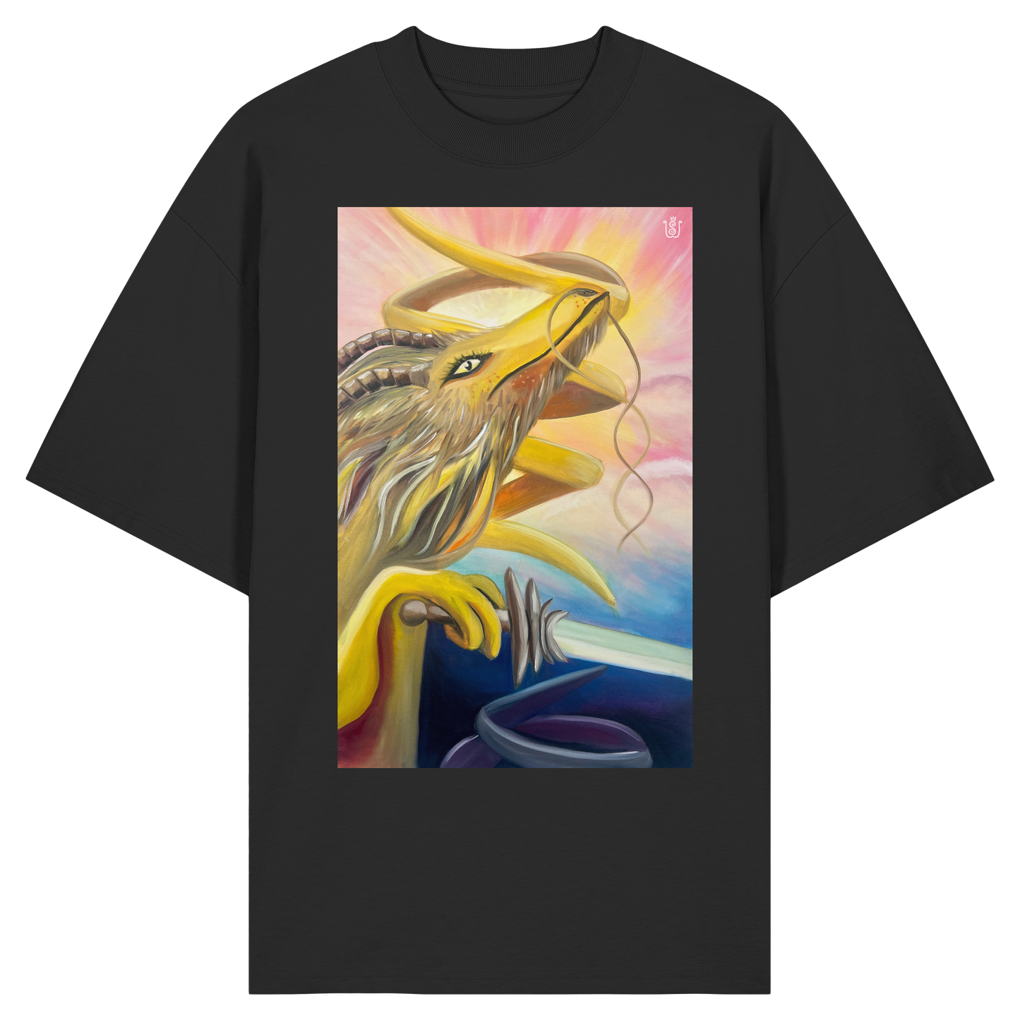 Der Spiraldrache - Organic Oversize Shirt