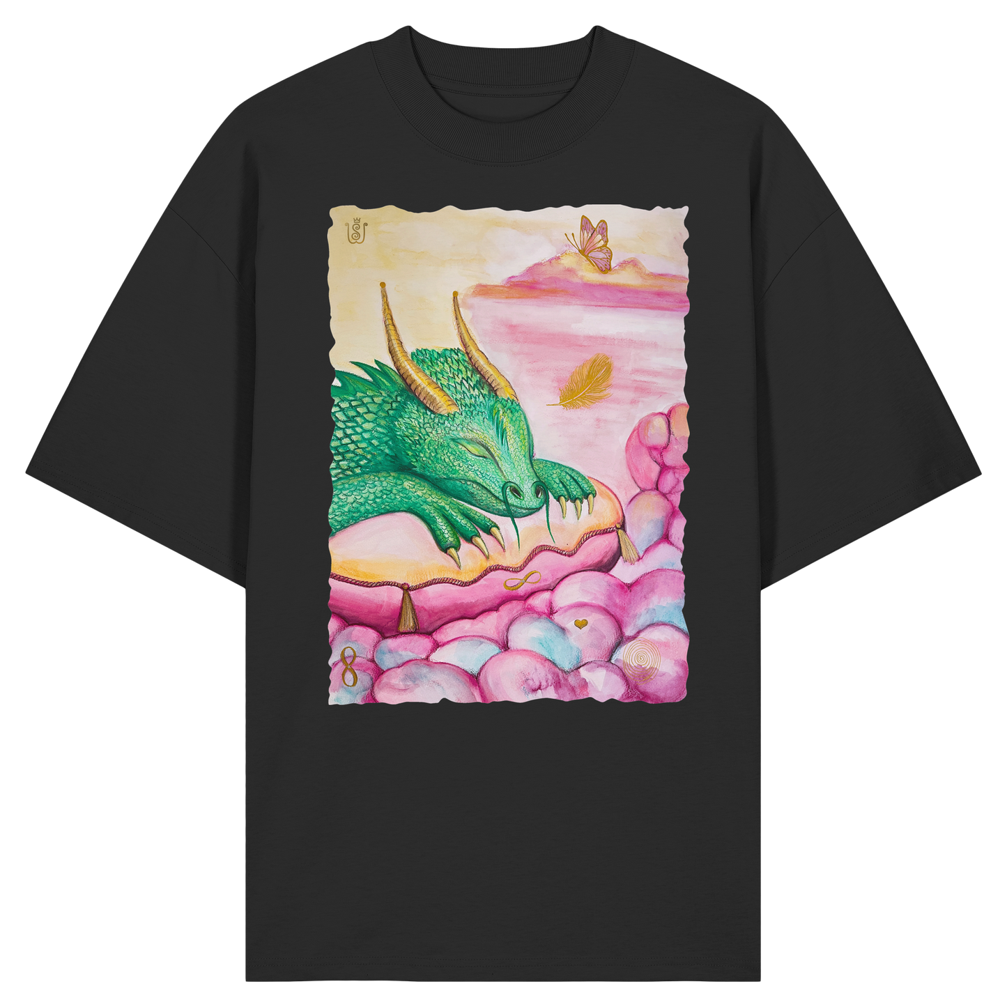 Leichtigkeitsdrache - Organic Oversize Shirt