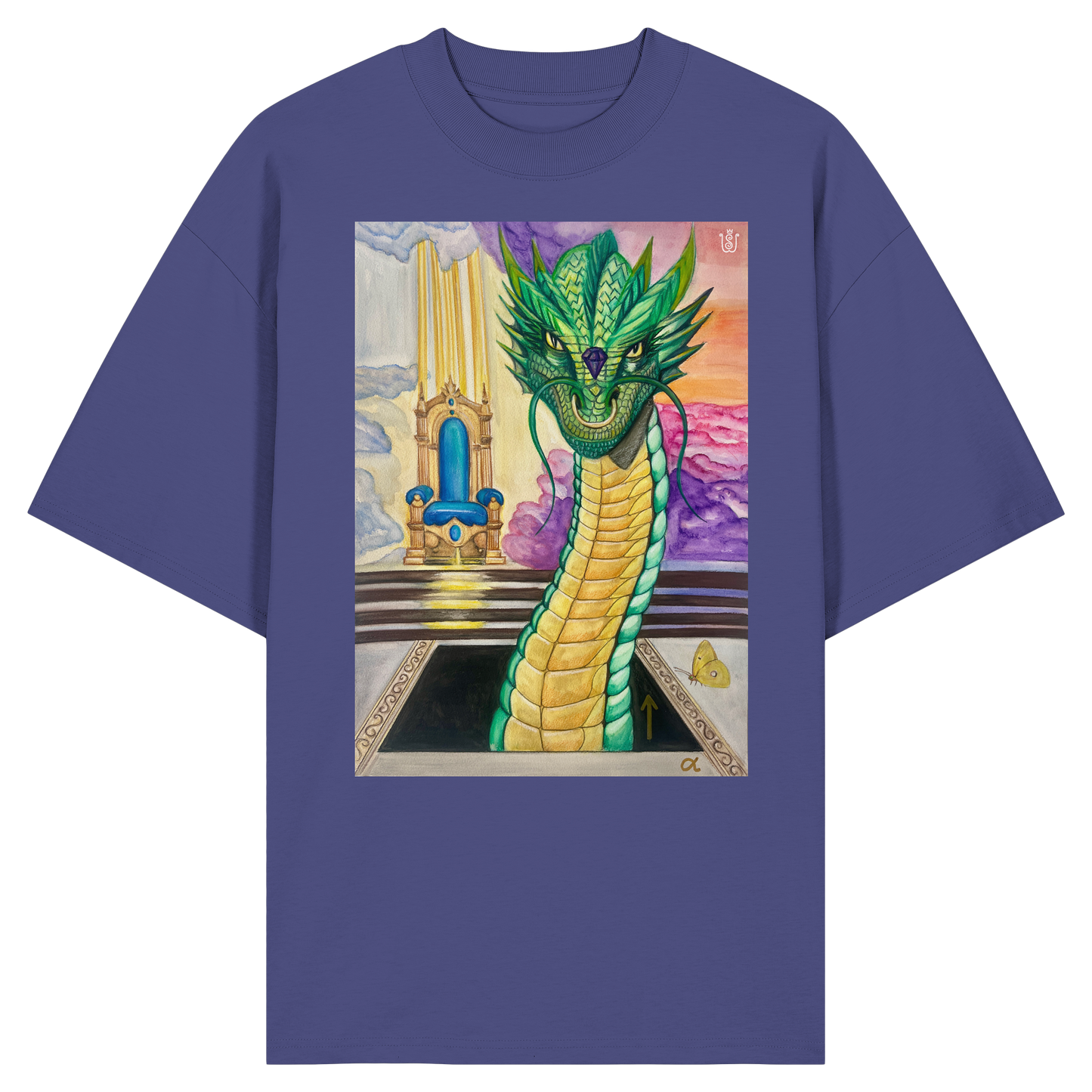 Der Auferstehungs-Drache - Organic Oversize Shirt