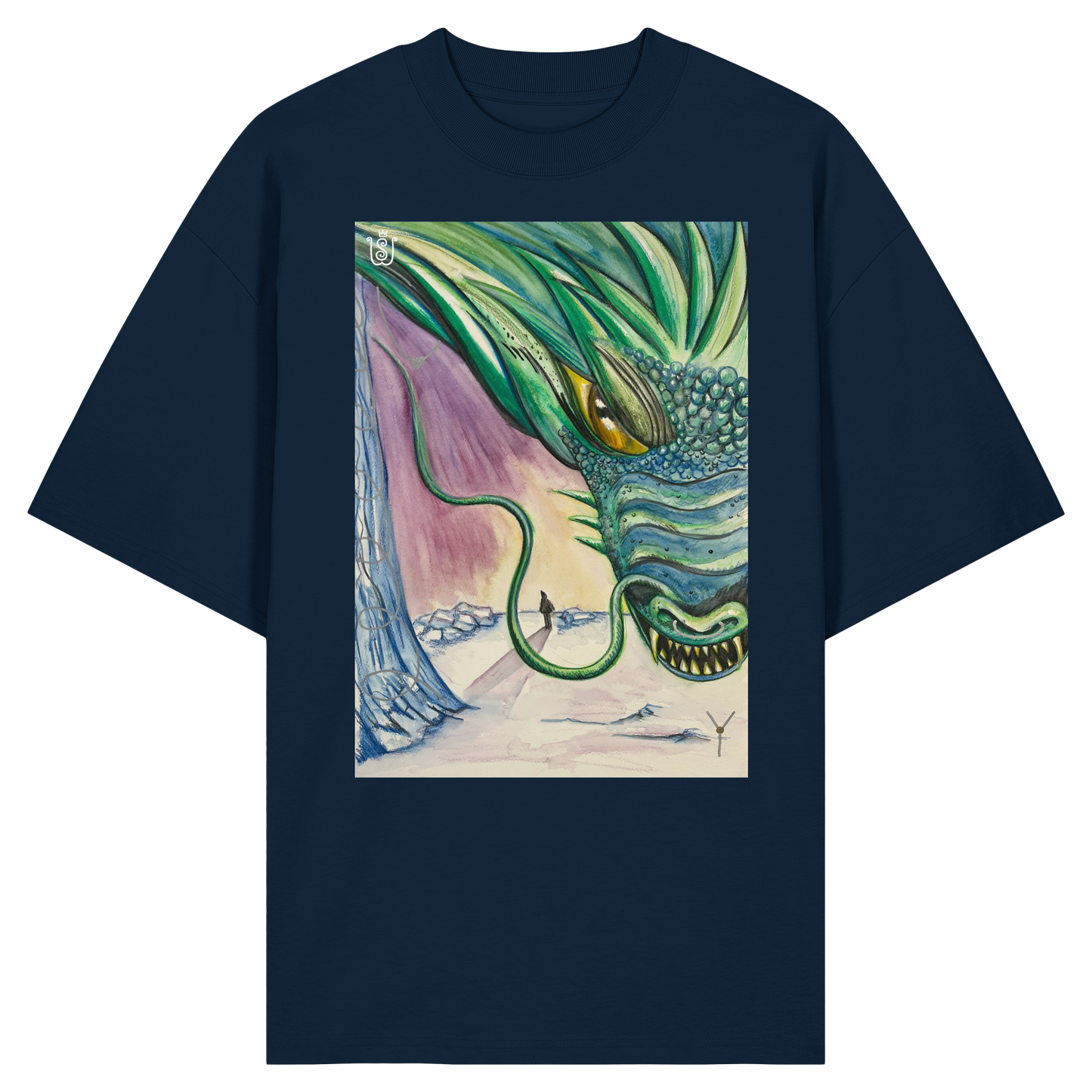 Der Wut-Drache  - Organic Oversize Shirt