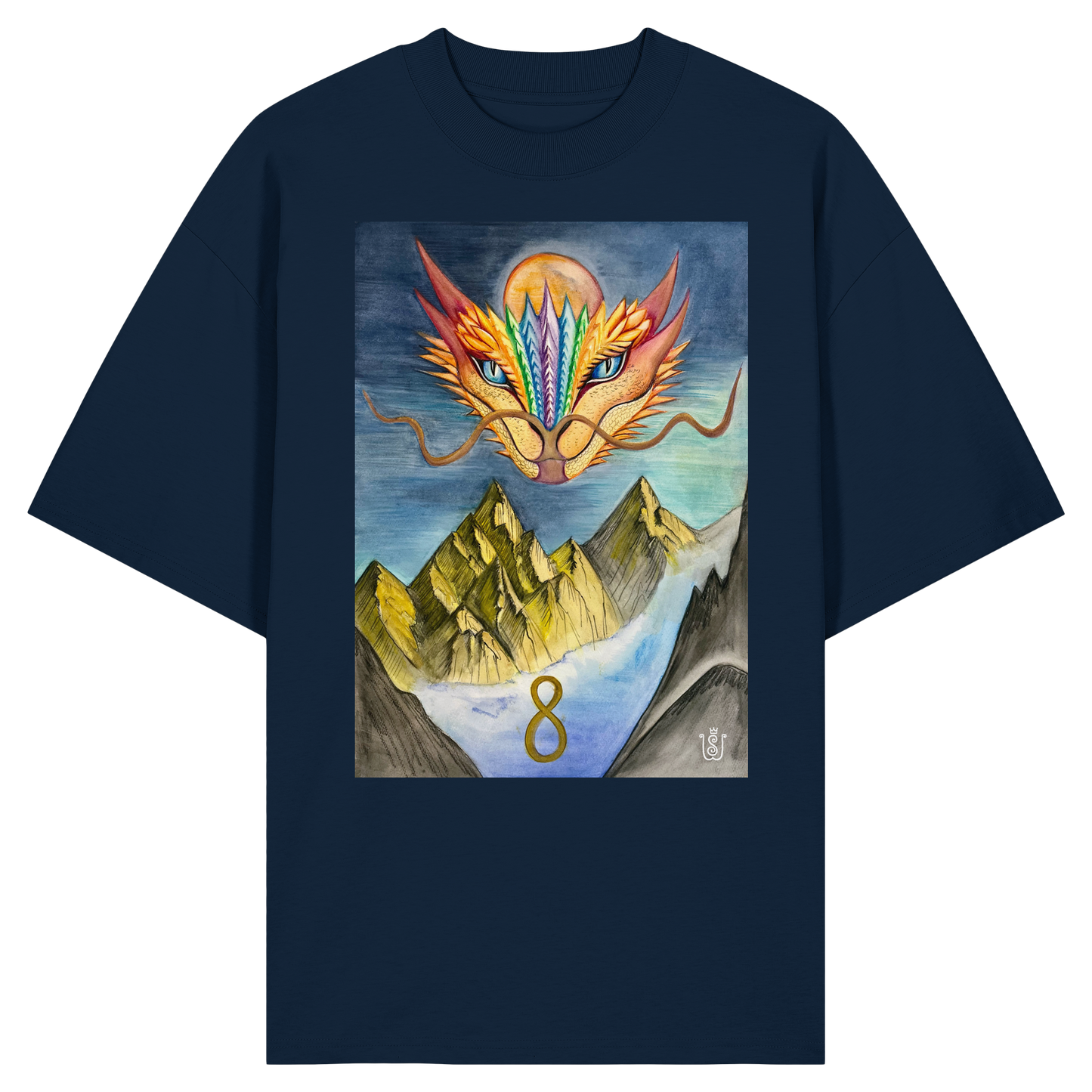 Der Wandel-Drache - Organic Oversize Shirt