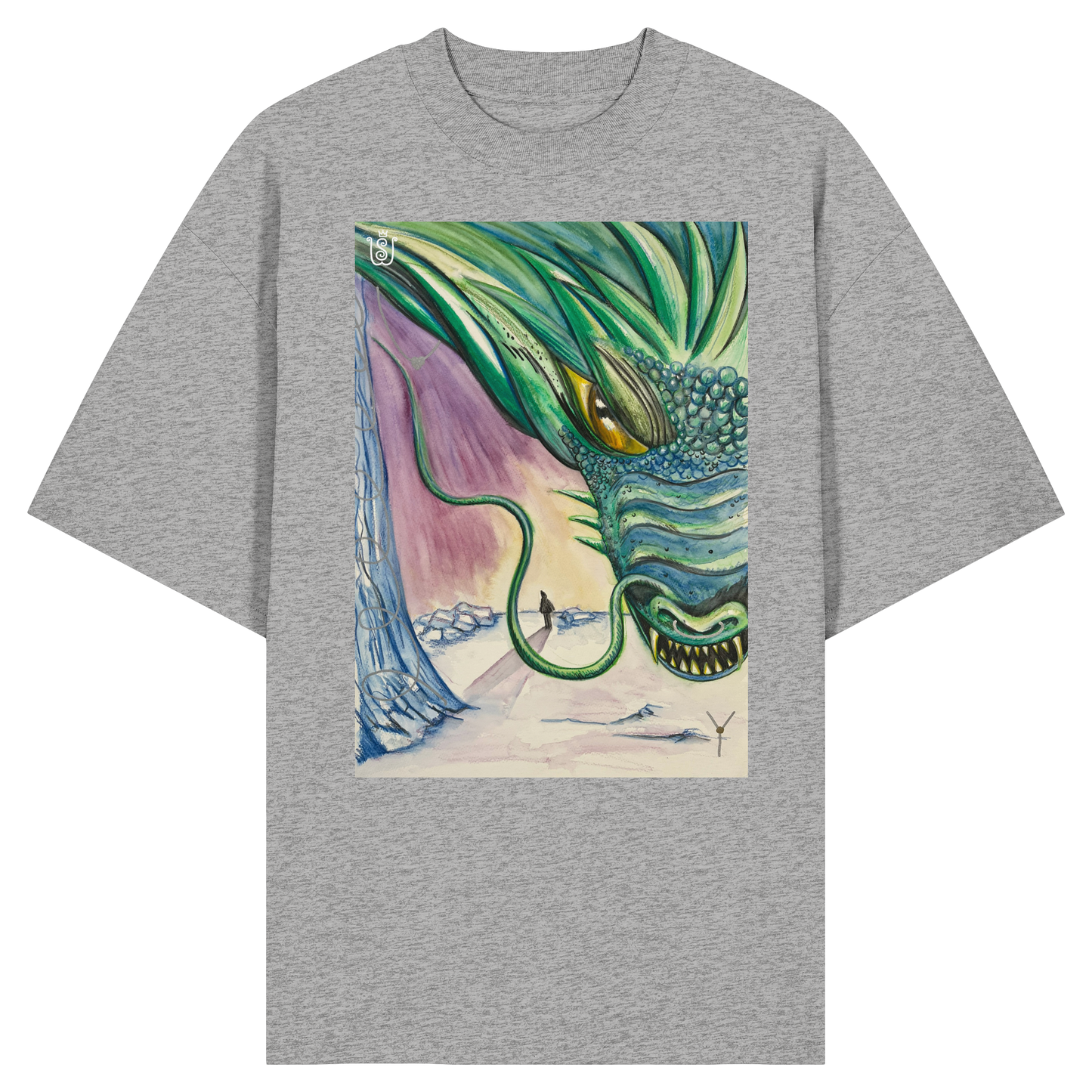 Der Wut-Drache  - Organic Oversize Shirt