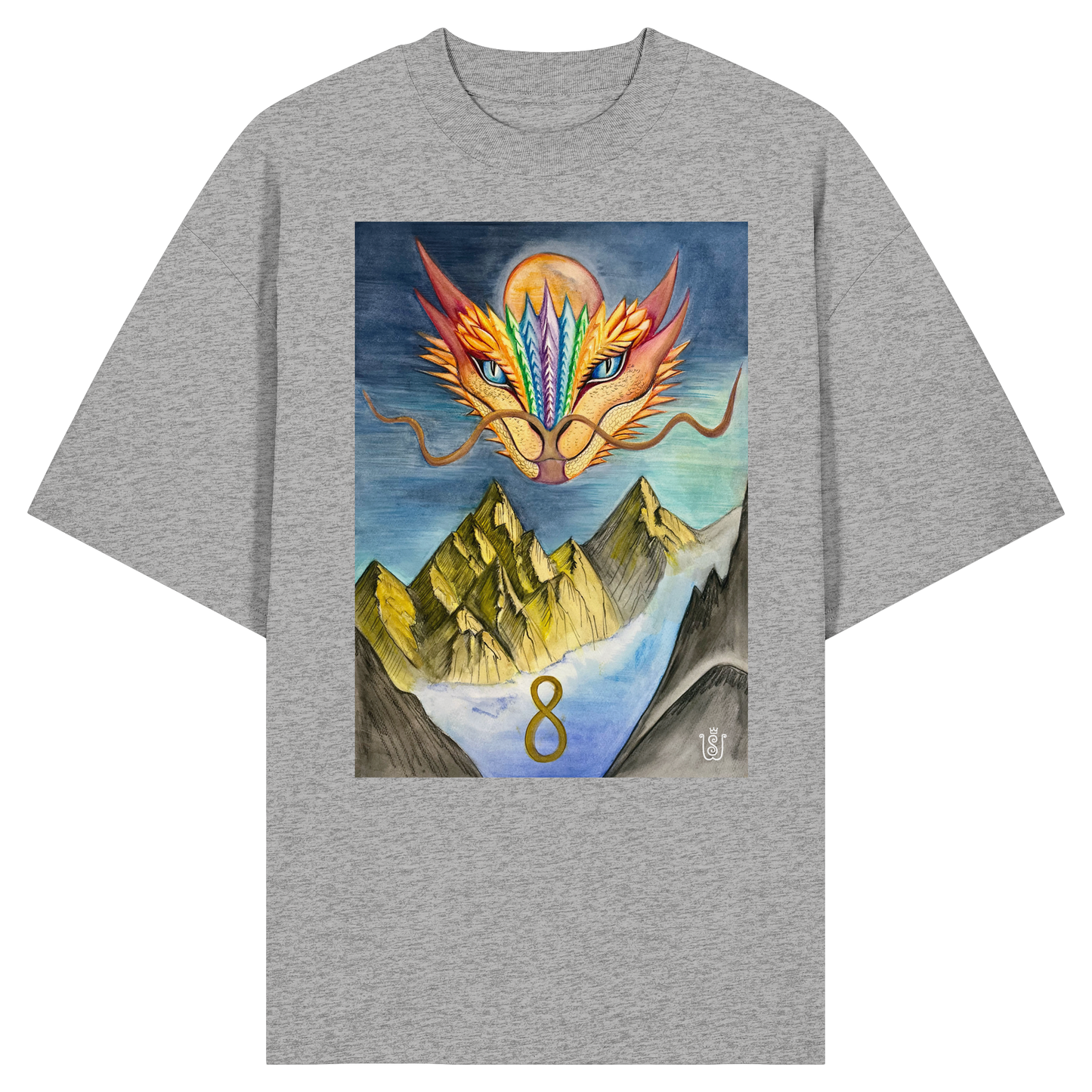 Der Wandel-Drache - Organic Oversize Shirt