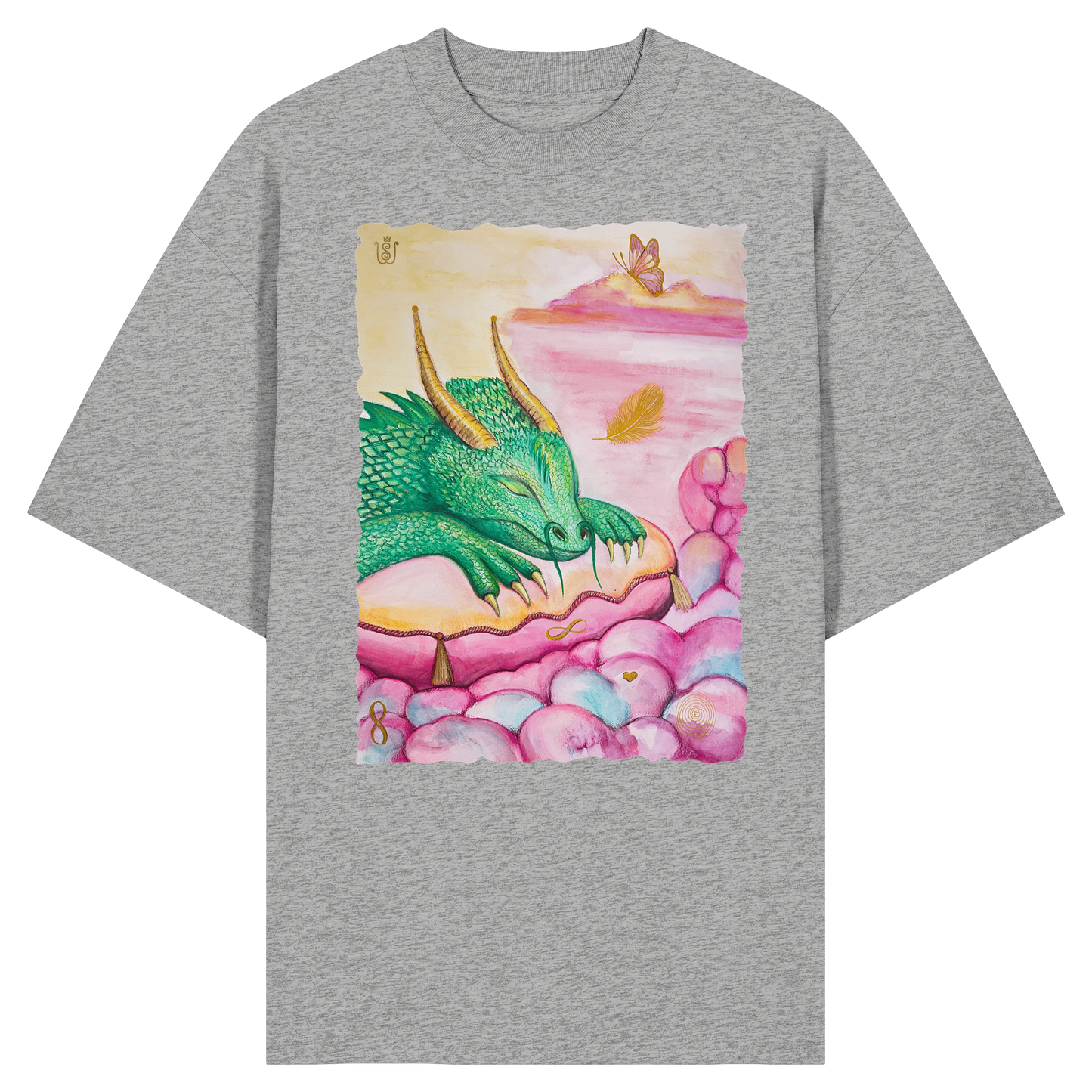 Leichtigkeitsdrache - Organic Oversize Shirt