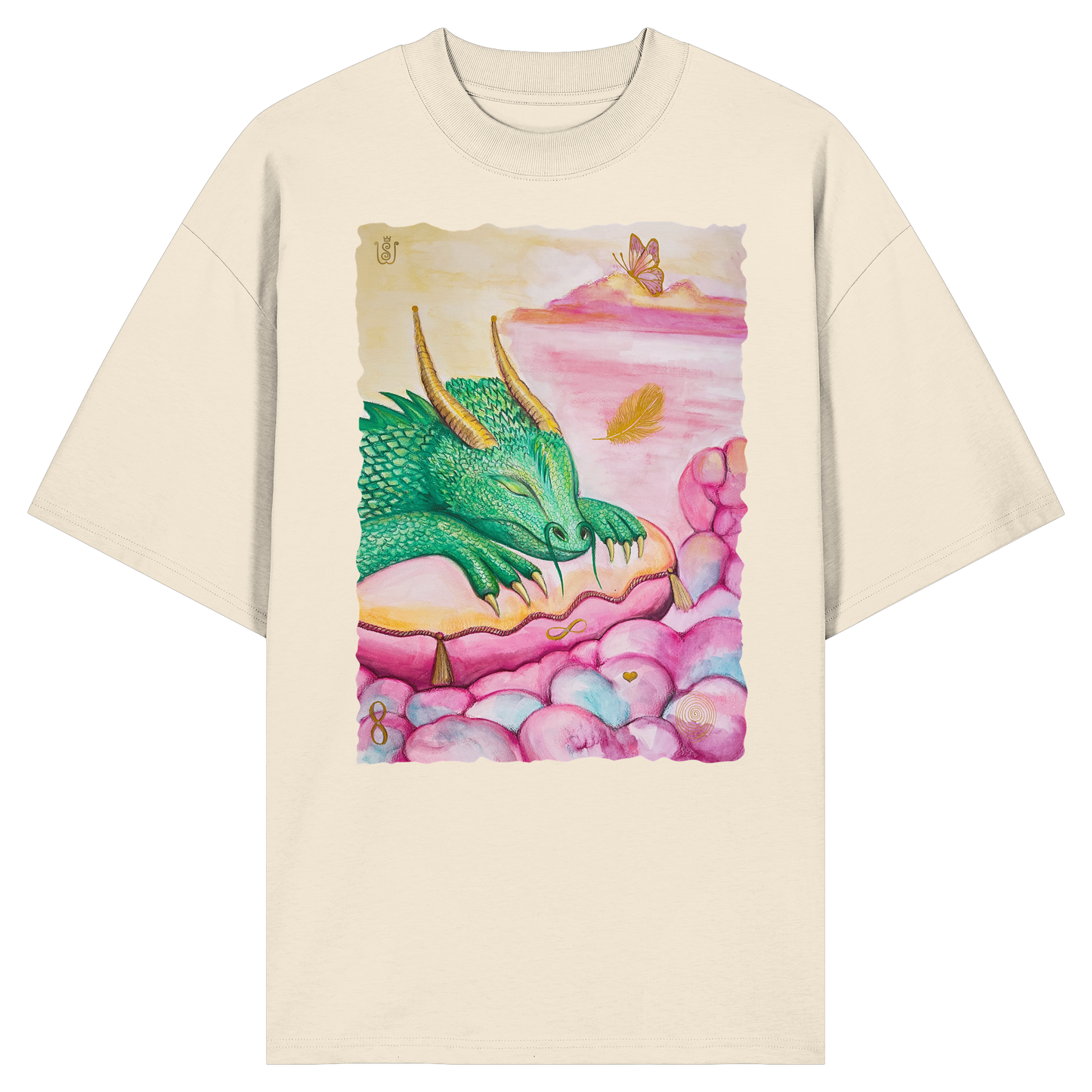 Leichtigkeitsdrache - Organic Oversize Shirt