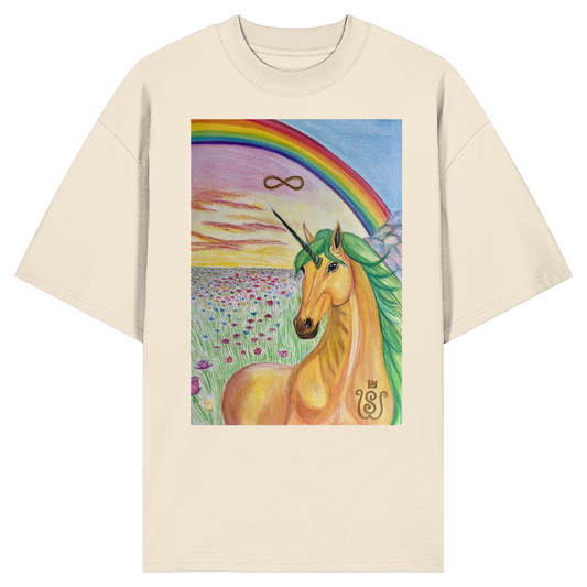 Das Brücken-Einhorn - Organic Oversize Shirt