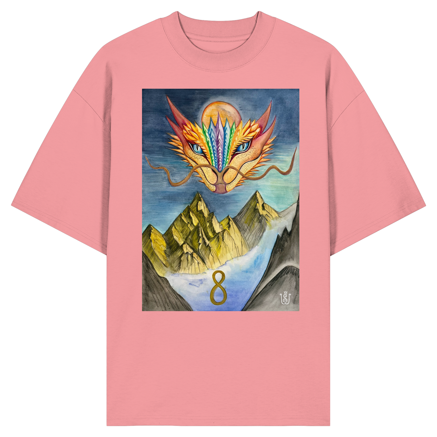 Der Wandel-Drache - Organic Oversize Shirt