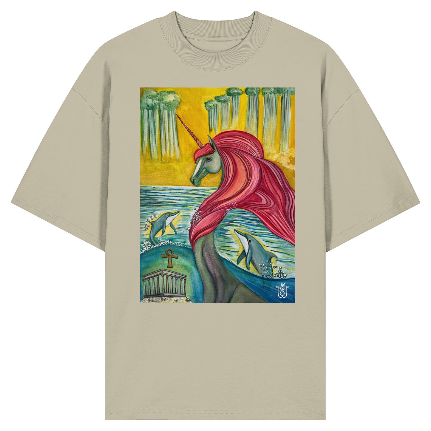 Das Seelenlicht-Einhorn - Organic Oversize Shirt