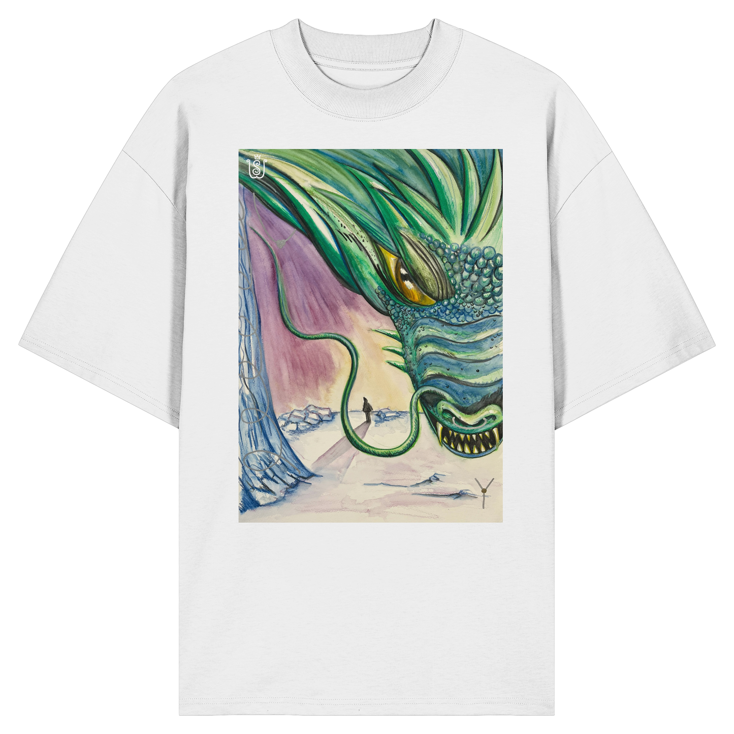 Der Wut-Drache  - Organic Oversize Shirt