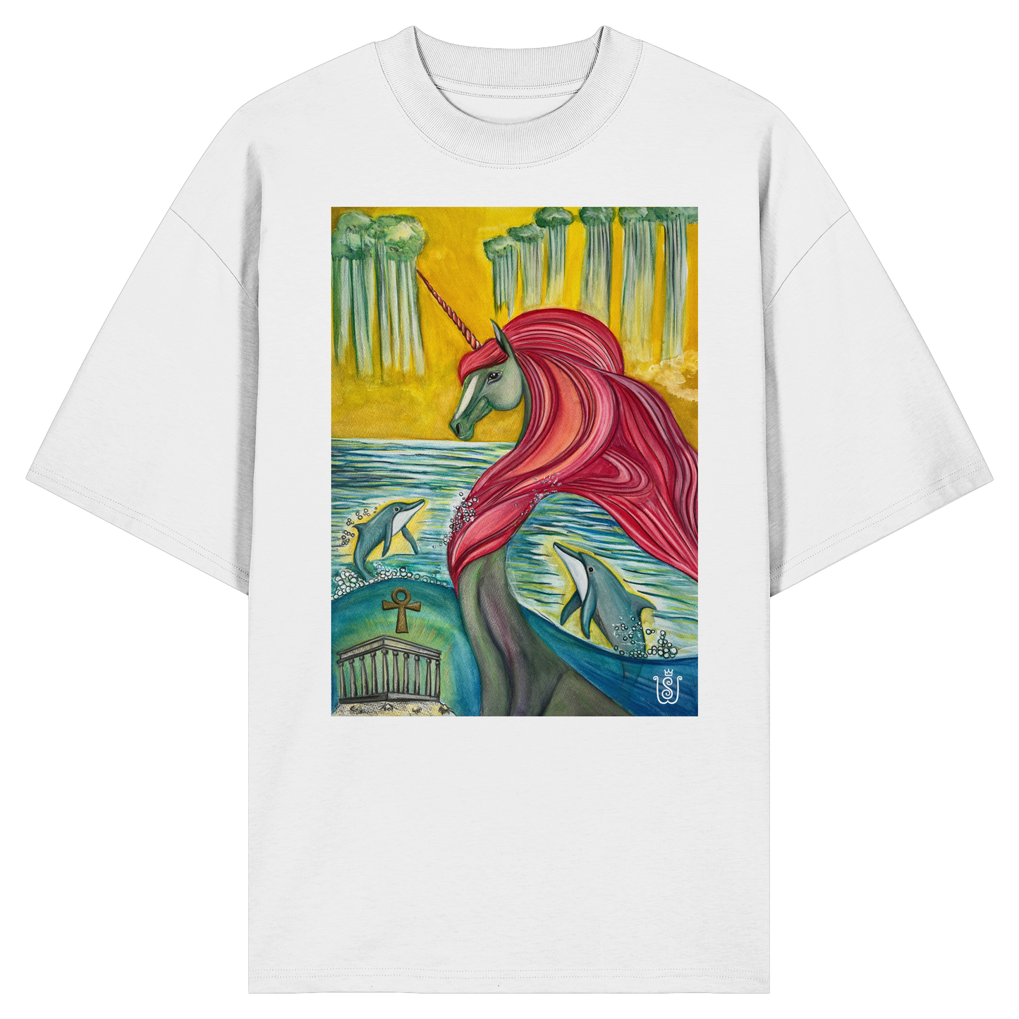 Das Seelenlicht-Einhorn - Organic Oversize Shirt