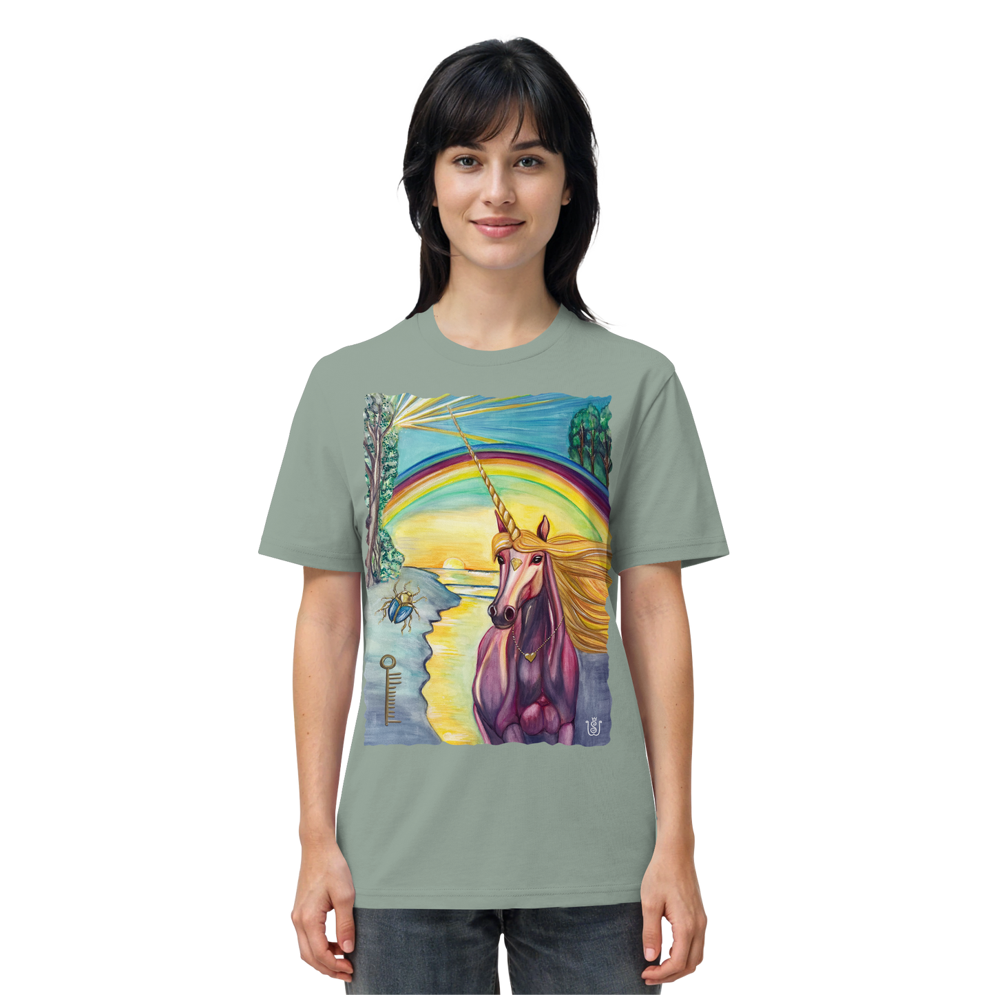 Das Einhorn der Bedingungslosen Liebe  - Organic Shirt