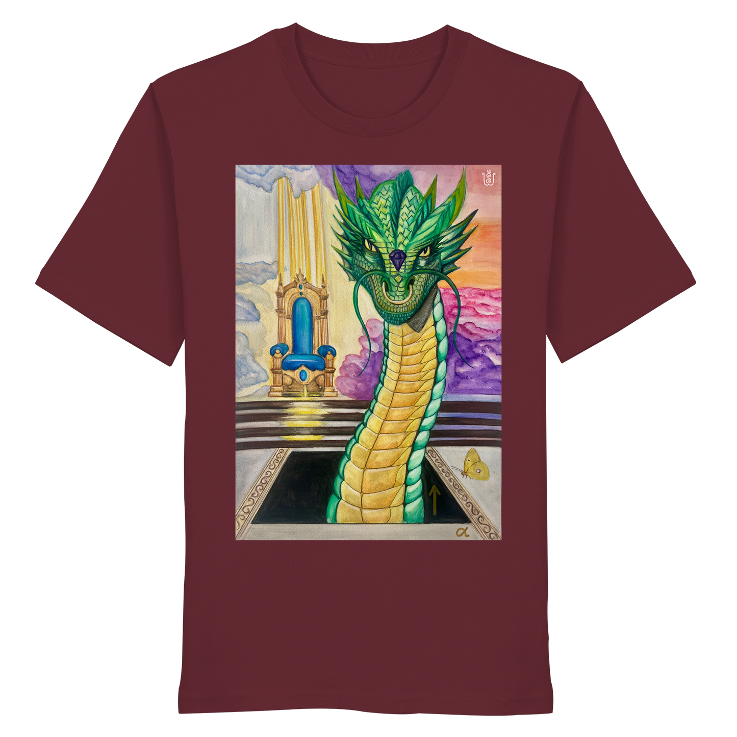 Der Auferstehungs-Drache - Organic Shirt