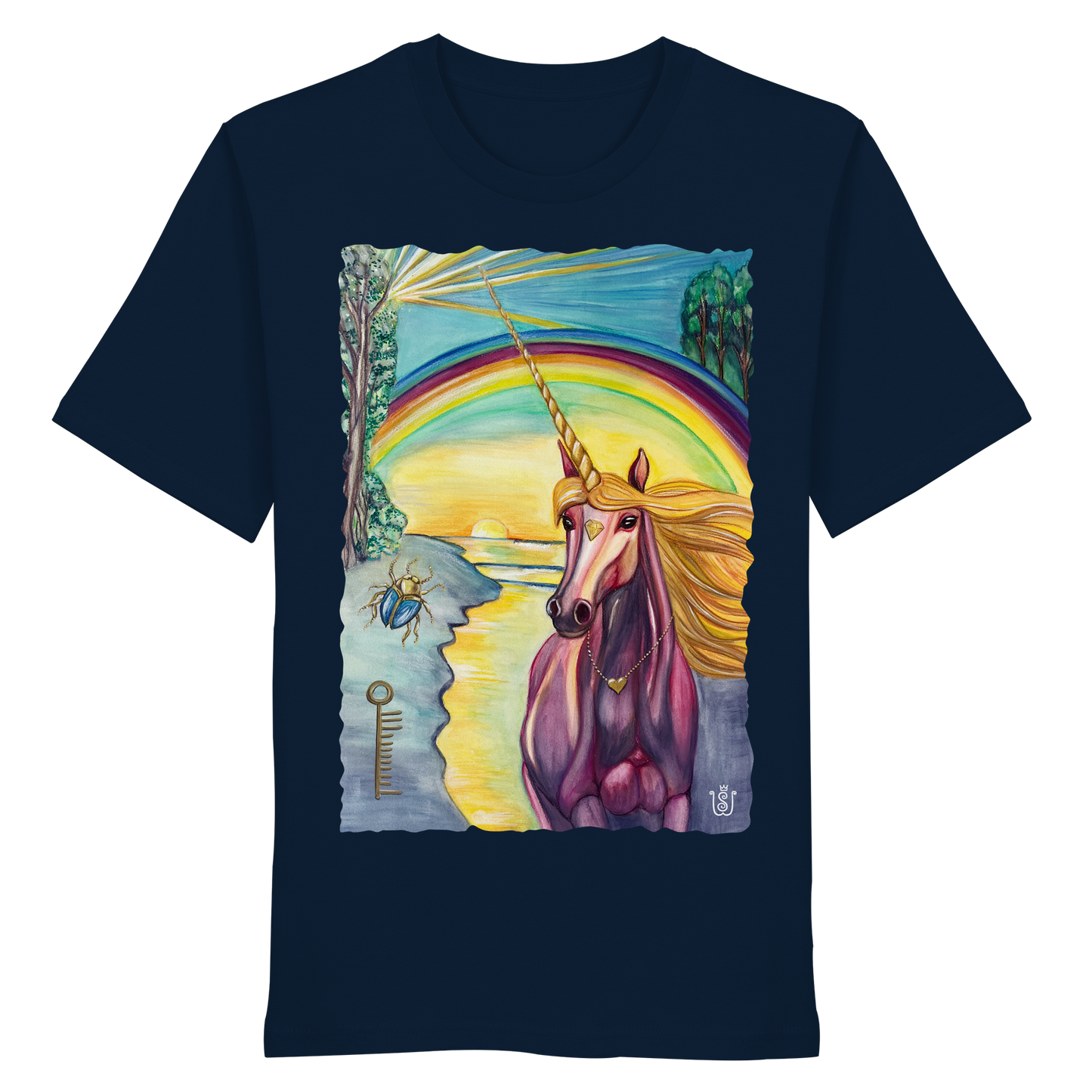 Das Einhorn der Bedingungslosen Liebe  - Organic Shirt