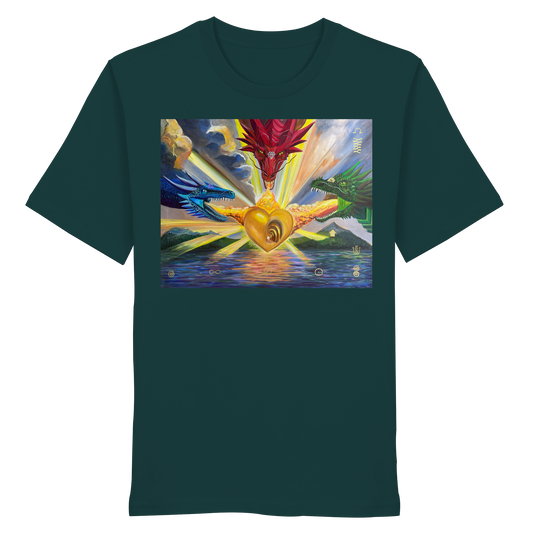 Die 3 Drachen der vollkommenen Vergebung - Organic Shirt