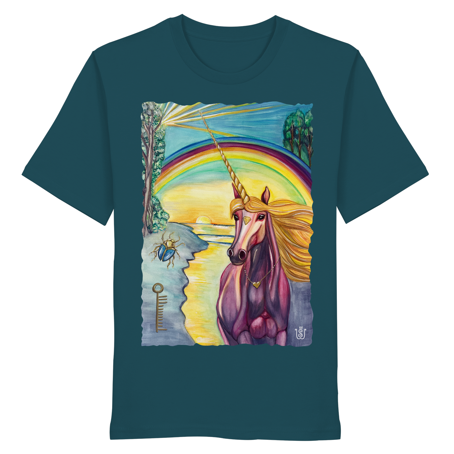 Das Einhorn der Bedingungslosen Liebe  - Organic Shirt